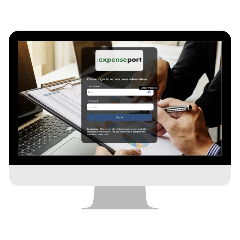 ExpensePort Portal Relocation Payment Management Software